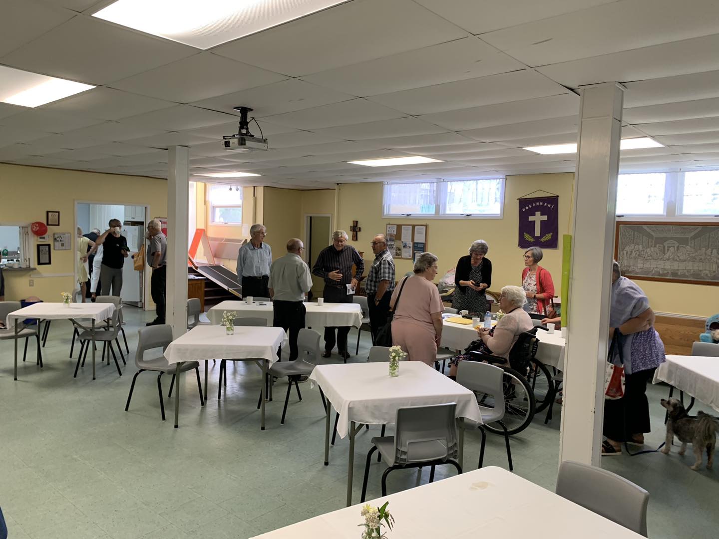 Our first Cafe Church was held in St. Luke's Parish Hall on Sunday, July 23rd. It was great to see so many people.